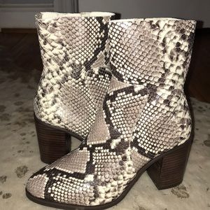 Snakeskin boots